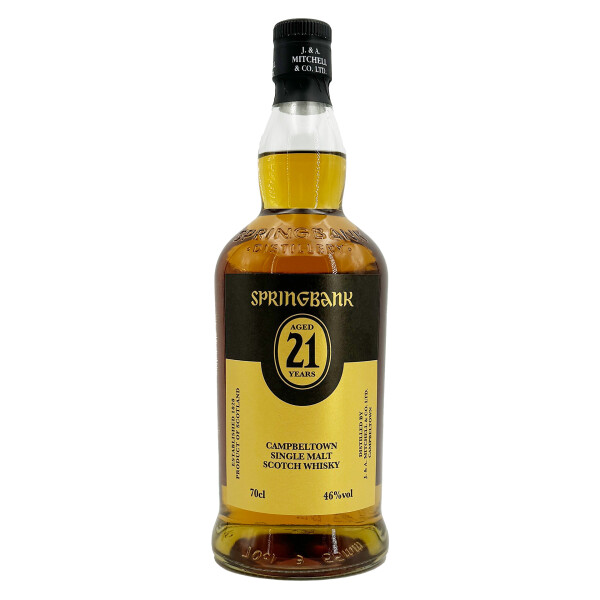 Springbank 21 Jahre - Campbeltown Single Malt Scotch Whisky - 46% -  2024 Abfüllung